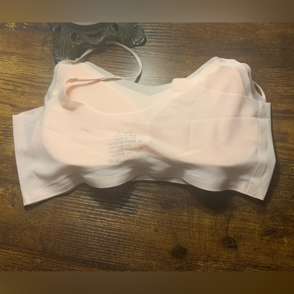 Sports Bra Pink Size Large NWOT - Picture 2 of 3
